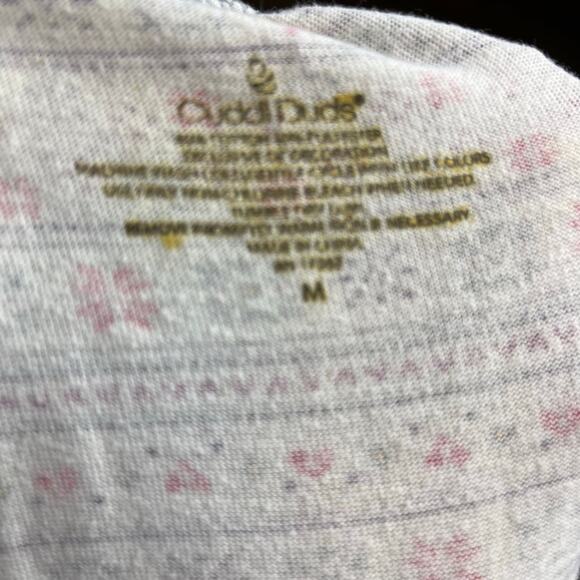 Cuddl Duds Pajama Bottoms Medium Snowflakes Winter Tie Waist Comfy Cabin Core - Picture 5 of 5